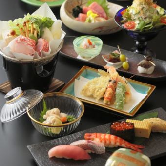 山口屋スタンダード6600円(税込)コース【＋2200円(税込)で2H飲み放題付きに♪】