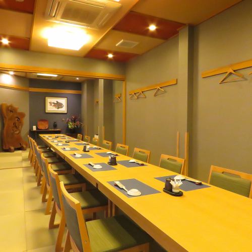 Banquet hall can accommodate up to 44 people