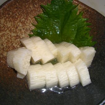 Wasabi pickled yam