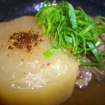 Omi beef tendon and radish ~ Kyoto, black shichimi ~