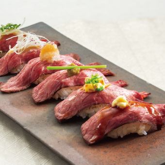 [3 hours all-you-can-drink included] All-you-can-eat Wagyu beef sushi & churrasco course [6000 yen → 5000 yen]