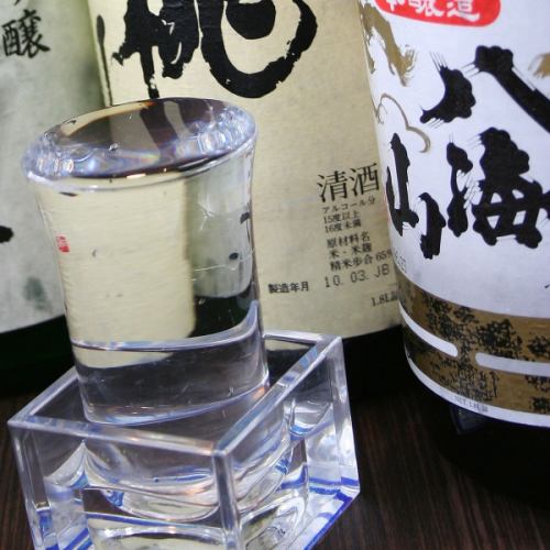 Enjoy the special sake ♪