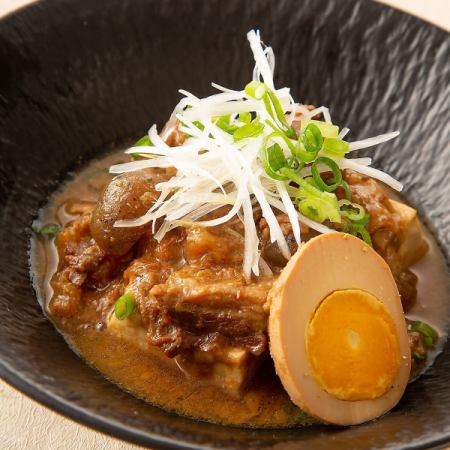 Simmered beef tendon tofu with boiled egg