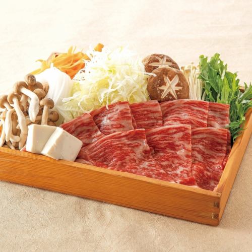 Domestic Wagyu beef shabu-shabu