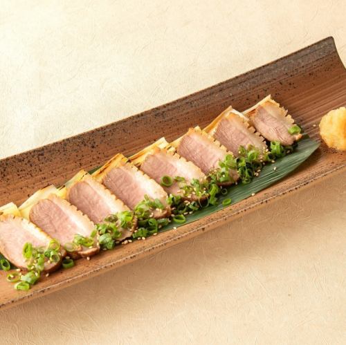 合鴨と葱のロースト おろしポン酢添え