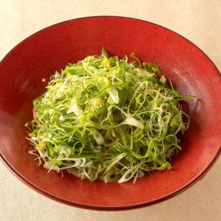 たっぷり九条葱と木の子のバター醤油パスタ