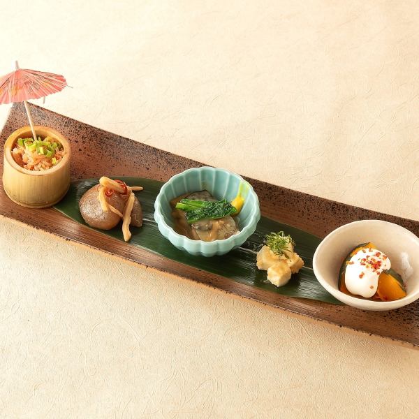 ◆おばんざい盛り合わせ◆種類豊富に逸品料理をご用意!どのお料理もお酒との相性は最高です♪