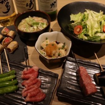 【含2小時暢飲】可當日預約！匠～TAKUMI～ 8道菜，共5,500日圓（含稅）