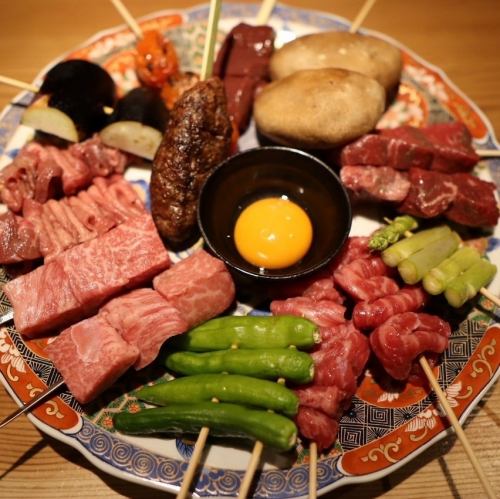 8串豪华串烧(含创意串烧及蔬菜串烧)