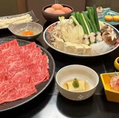 ≪ディナー≫【特選黒毛和牛しゃぶしゃぶコース♪】先付け、お造り盛合せなど全6品13860円(税込)