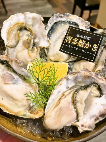 5 raw oysters (Kitakare oysters)