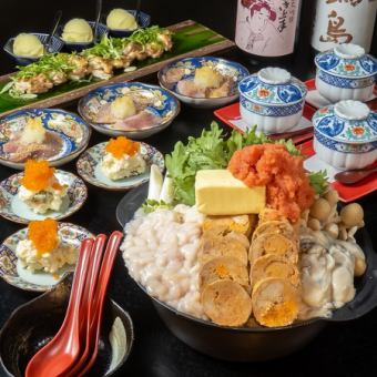 【忘年会・新年会にも】背徳の痛風鍋コース 7,700円⇒7,000円〈2時間飲み放題〉