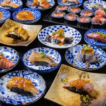 〈12月来店〉【ご褒美寿司食べ放題／生ビール含む飲み放題付】乾杯プラン 7,980円