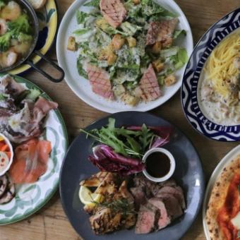 日～木限定！ ＰＲＥＭＩＵＭコース5000円●３時間飲み放題付!!