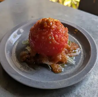 丸ごとマリネの冷やしトマト