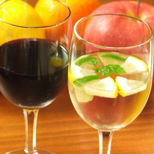 The fragrance and sweetness of the fruit scents softly ... ♪ Special sangria