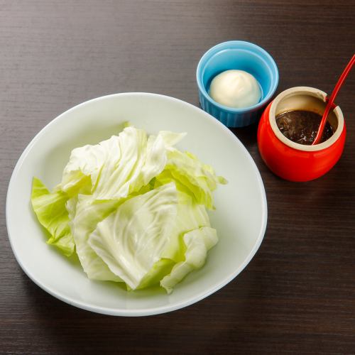 Zakugiri 卷心菜～自制味噌蛋黄酱～