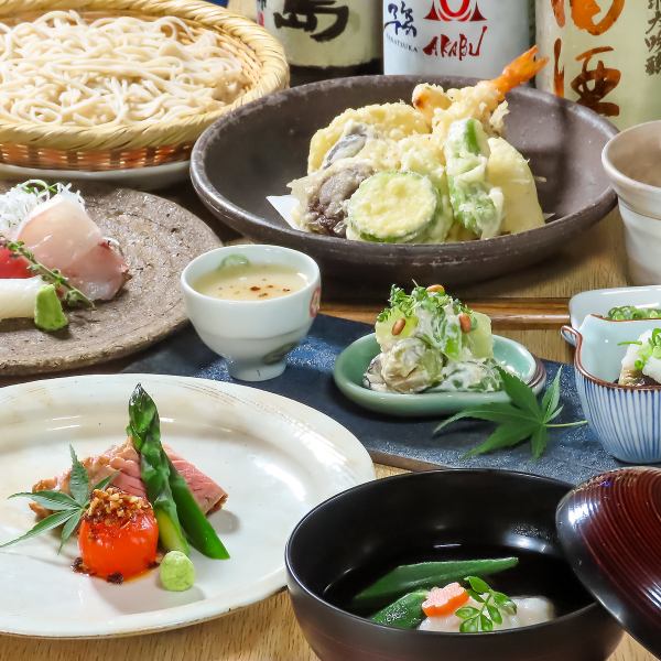 心を込めた旬の味覚！お酒と共に楽しむ【夜の会席料理】5500円(税込)
