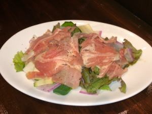 Homemade roast ham (salad style)