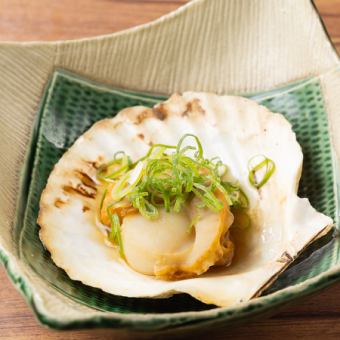 殻付き帆立貝焼き 1ヶ
