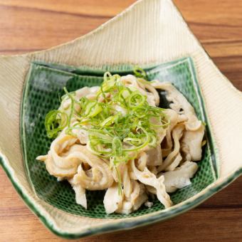 旨辛白菜キムチ/博多名物酢もつ　各