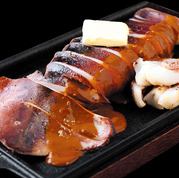 鉄板イカゴロバター焼き