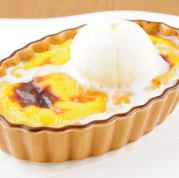 道産練乳スイートポテト　ミルクアイスのせ
