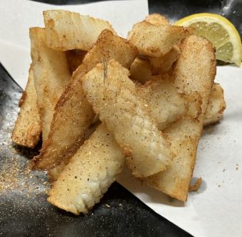 イカと長芋の山椒揚げ