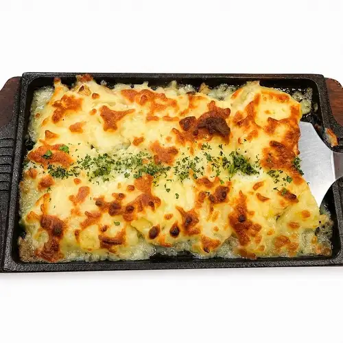 インカのめざめの鉄板チーズ焼き