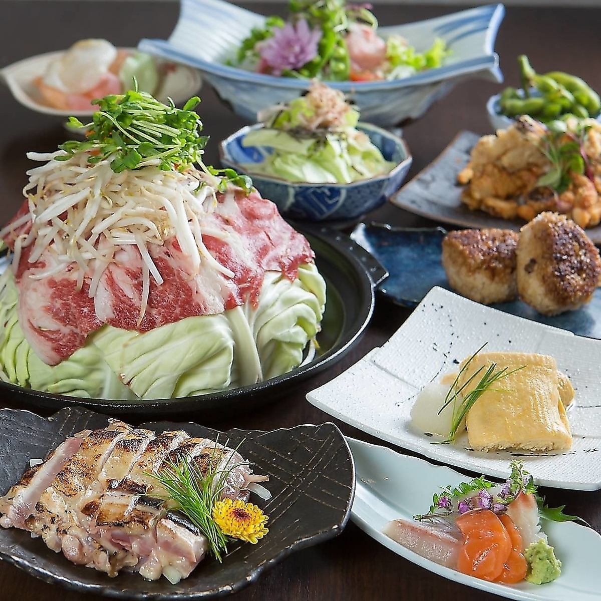 [Banquet Course] Best value for money! Includes popular seared chicken ♪ 10 dishes total for 3,980 yen