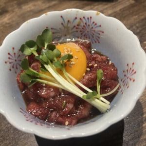 和牛牛肉 yukhoe 风格