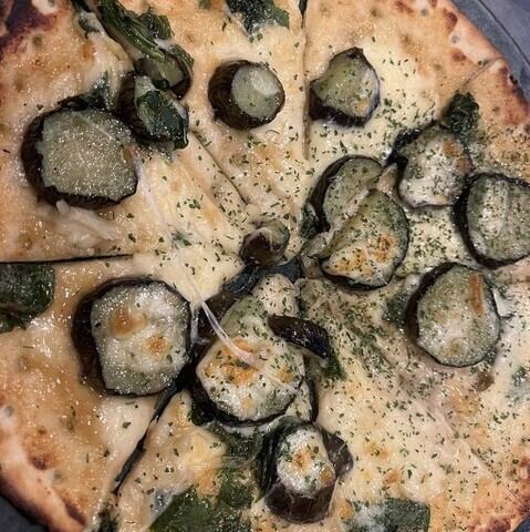 しそ味噌ナスピザ