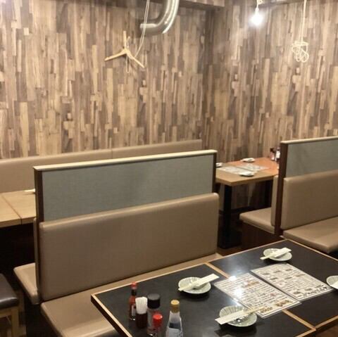 くつろげる席をご用意