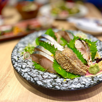[The ultimate fatty mackerel course!] 12 dishes for 4,800 yen (tax included)