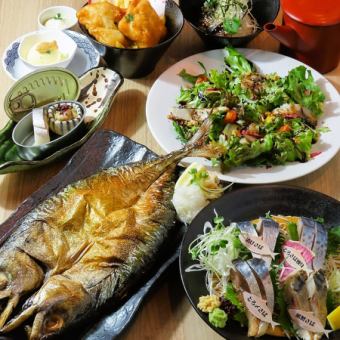 【幹事様必見！おつかれサバプラン120分飲み放題付！】7品4400円（税込）