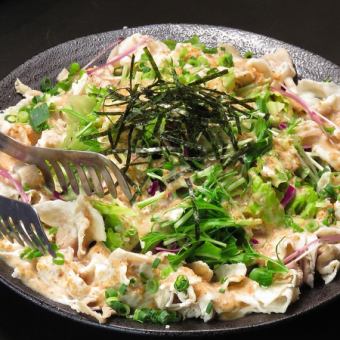 黒豚冷しゃぶ胡麻サラダ