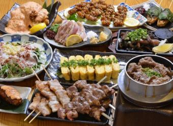 とりもん豪華コース!(生ビール飲み放題)5500円 記念日や宴会にどうぞ!