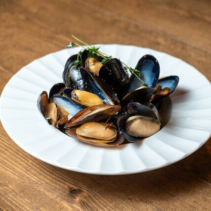 ムール貝のドイツワイン蒸し