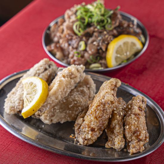 ホルモンや下処理されたスジ肉料理あります◎