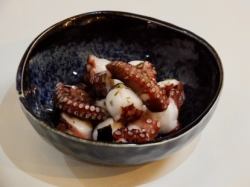 Marinated octopus