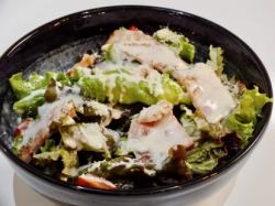 Bacon caesar salad