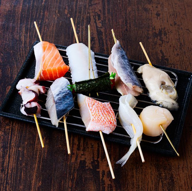 旬の串アゲや新鮮なお魚をご用意しております！