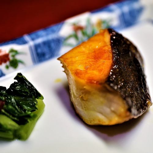 Red cod grilled with red miso