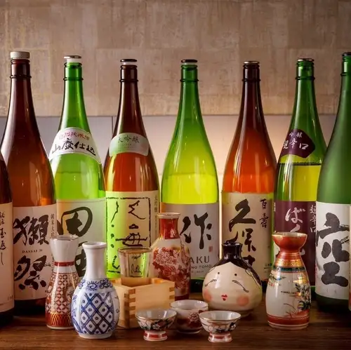 希少日本酒種類豊富