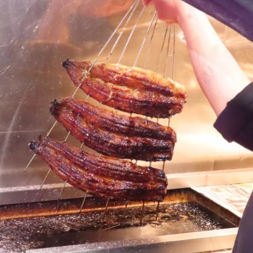 こだわりの青鰻を。
