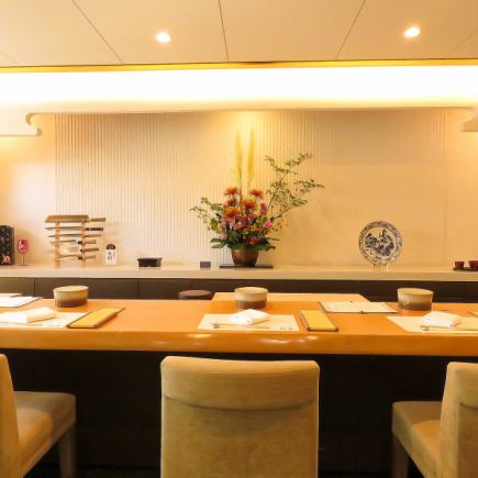 【江户前寿司午餐萩套餐/吧台座位】享受安静高品质的江户前寿司午餐套餐