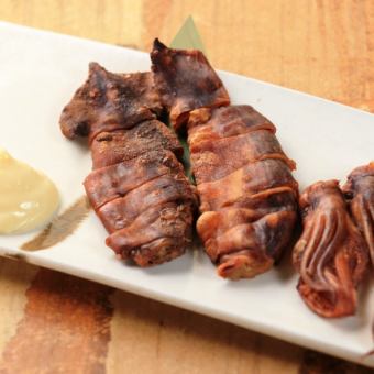 Grilled squid with liver