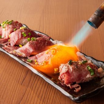 特選牛もつ鍋や炙り肉寿司など全9品『よりみち贅沢宴会コース』4545円【3時間飲み放題付き】