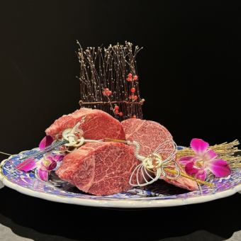 【完全個室・贅沢コース】新鮮な食材をふんだんに使用、ブランド黒毛和牛ずくめの贅沢プラン