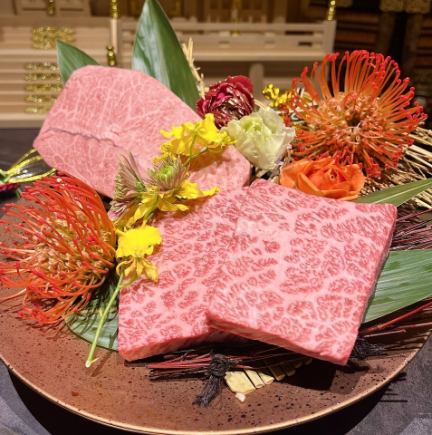 【歓送迎会】贅沢特上ハネシタ、A5ランクの牛ヒレ、特上ハラミ等全7品+2000円で飲み放題も!